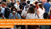 Tatil gibi görürsek vefat sayısında artışla karşılaşabiliriz.