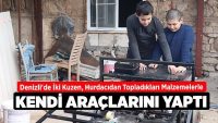 Denizli’de İki Kuzen, Hurdacıdan Topladıkları Malzemelerle Kendi Araçlarını Yaptı