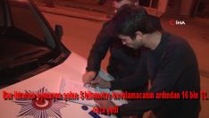 Dur ihtarına uymayan şahıs 5 kilometre kovalamacanın ardından 16 bin TL ceza yedi