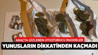 Araçta Gizlenen Uyuşturucu Maddeler Yunusların Dikkatinden Kaçmadı