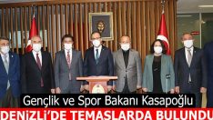 Gençlik ve Spor Bakanı Kasapoğlu, Denizli’de temaslarda bulundu