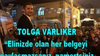 “Elinizde olan her belgeyi paylaşmazsanız, namertsiniz.