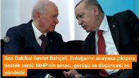 Devlet Bahçeli, Erdoğan’ın anayasa çıkışına destek verdi.