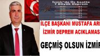 AK PARTİ HONAZ İLÇE BAŞKANINDAN DEPREM MESAJI