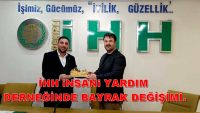 İHH iNSANi YARDIM DERNEĞİNDE BAYRAK DEĞİŞİMİ.