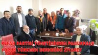 REFAH PARTİSİ YÖNETİMİNDEN PAMUKKALE YÖRÜK TÜRKMEN DERNEĞİNİ ZİYARET