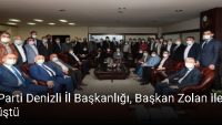 Başkanı Yücel Güngör ve yönetimi Başkan Osman Zolan ile görüştü.