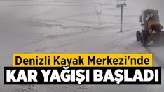 Denizli Kayak Merkezi’nde Kar Yağışı Başladı!!