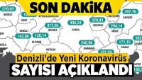 Denizli’de yeni vaka sayısı açıklandı!!