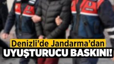 Denizli’de Jandarma’dan Uyuşturucu Baskını!