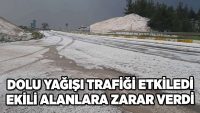Denizli’de Dolu Yağışı Trafiği Kilitledi!!
