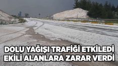 Denizli’de Dolu Yağışı Trafiği Kilitledi!!