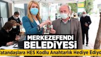 Merkezefendi Belediyesi Vatandaşlara HES Kodlu Anahtarlık Hediye Ediyor!!