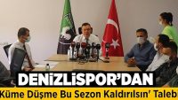 Denizlispor’dan ‘küme düşme bu sezon kaldırılsın’ talebi!!