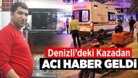 Otomobille çarpışan motosikletli kurye hastanede hayatını kaybetti