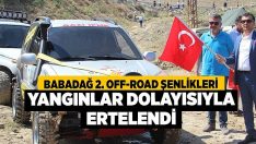 Babadağ 2. Off-Road Şenlikleri Yangınlar Dolayısıyla Ertelendi!!