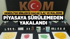 Binlerce Kaçak İlaç ve Malzeme Piyasaya Sürülemeden Yakalandı