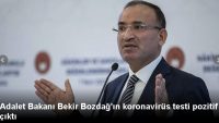 Adalet Bakanı Bekir Bozdağ’ın koronavirüs testi pozitif çıktı