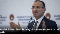Adalet Bakanı Bekir Bozdağ’ın koronavirüs testi pozitif çıktı