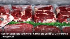 Kırmızı ete yüzde 23-24 oranında zam gelecek