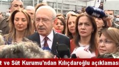 Kemal Kılıçdaroğlu Et ve Süt Kurumu’na alınmadı