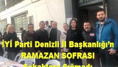 İYİ Parti Denizli İl Başkanlığı’n RAMAZAN SOFRASI Sokaklara Sığmadı.