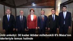 Ünlü anketçi: 30 kadar iktidar milletvekili 6’lı Masa’nın liderleriyle temas halinde.