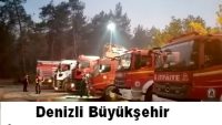Büyükşehir İtfaiye ekipleri Marmaris’te