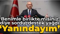 ‘Benimle birlikte misiniz’ diye soran Kılıçdaroğlu’na DENİZLİ’  SES VERDİ: Yanındayız