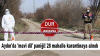 Aydın’da ‘mavi dil’ paniği! 28 mahalle karantinaya alındı