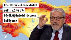3 ilimize dikkat çekti: 7,2 ve 7,4 büyüklüğünde bir deprem bekliyoruz