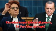 Kürsüden kurşun fırlatan Akşener’e, AK Parti’den sert tepki: Meclis’te kurşun sergisi tehdittir