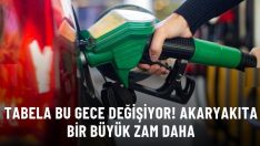 Akaryakıta zam üstüne zam!