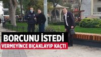 Borcunu istedi vermeyince bıçaklayıp kaçtı