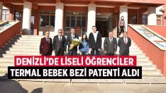 Denizli’de Liseli Öğrenciler Termal Bebek Bezi Patenti Aldı