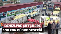 Merkezefendi Belediyesi’nden çiftçilere 100 ton gübre desteği