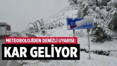 Meteorolojiden Denizli uyarısı: Kar geliyor