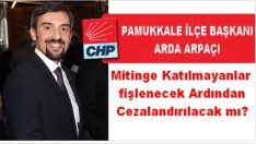 Mitinge katılmayanlar fişlenecek, ardından cezalandırılacak mı?