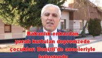 Bakanlık enkazdan yaralı kurtulan depremzede çocukları Denizli’de anneleriyle buluşturdu