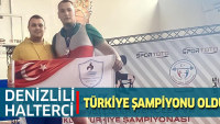 Denizlili halterci Türkiye Şampiyonu oldu.
