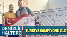 Denizlili halterci Türkiye Şampiyonu oldu.