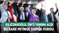 Kılıçdaroğlu, Ün’ü yanına aldı Bu kare mitinge damga vurdu