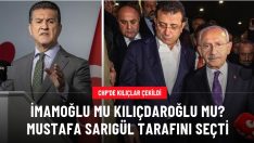 İmamoğlu mu Kılıçdaroğlu mu? Partisiyle birlikte CHP’ye katılma kararı alan Sarıgül tarafını seçti
