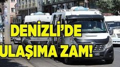 Denizli’de şehirlerarası ulaşıma zam!!!