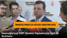 İMAMOĞLU YALANLAMADI ARAŞTIRACAGIZ NASIL SIZDI DIYE.