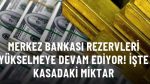 Merkez Bankası toplam rezervleri 124.5 milyar dolara yükseldi