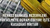 Merkez Bankası toplam rezervleri 124.5 milyar dolara yükseldi
