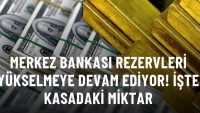 Merkez Bankası toplam rezervleri 124.5 milyar dolara yükseldi