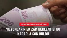 “Düzeltme” beklentileri son buldu                 Asgari ücret kararı Resmi Gazete’de