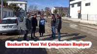 Bozkurt’ta Yeni Yol Çalışmaları Başlıyor